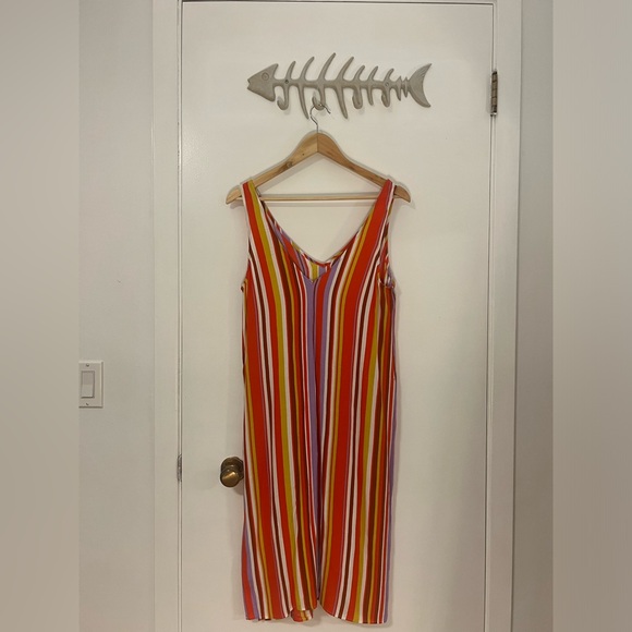 Vacation Striped Beach Dress - Picture 2 of 3